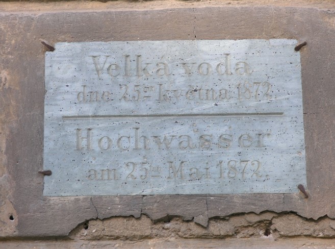 Historická povodňová značka