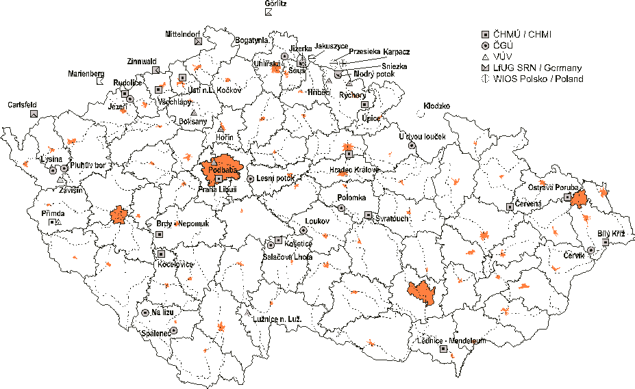 Station networks of precipitation and atmospheric deposition