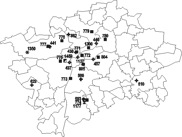 Mapa - Praha