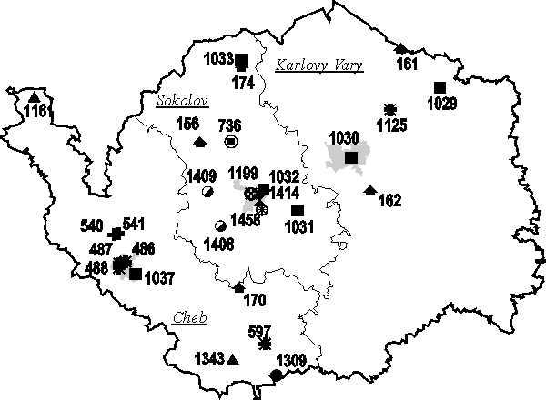 Mapa - Karlovarsk kraj