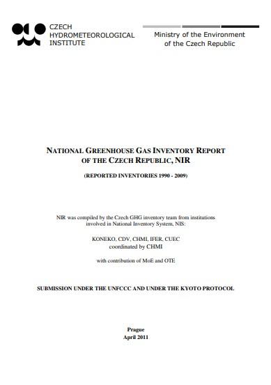 Detail publikace - NATIONAL GREENHOUSE GAS INVENTORY REPORT OF THE ...