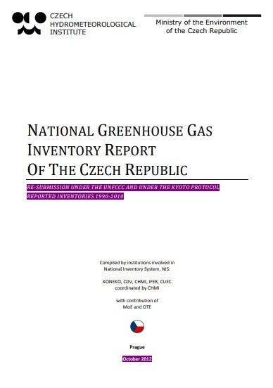 Detail publikace - NATIONAL GREENHOUSE GAS INVENTORY REPORT OF THE ...